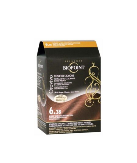BIOPOINT TRATTAMENTO COLORANTE N.6,38 BIONDO SCURO CIOCC.NOCCIOLA
