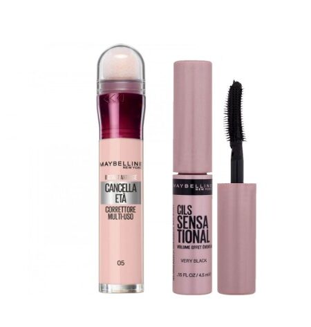 MAYBELLINE CORRETTORE CANCELLA ETA' 05+MINIMASCARA CILS SENSATION