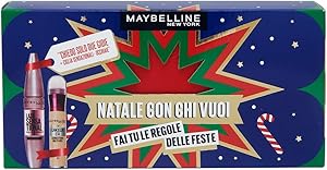 Cofanetto Natale Maybelline | Mascara Lash Sensational + Correttore Il Cancella Età 02 + Makeup Box
