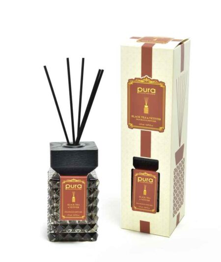 MERCURY DIFFUSORE DI FRAGRANZA BLACK TEA E VETIVER CON BACCHETTI COTONE  120ML