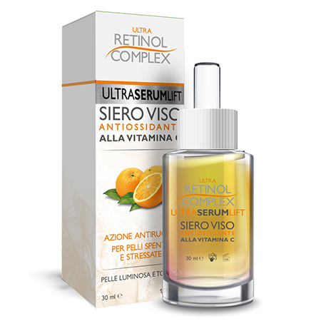 ULTRA RETINOL COMPLEX SIERO VISO ANTIOSSIDANTE VITAMINA C 30ml