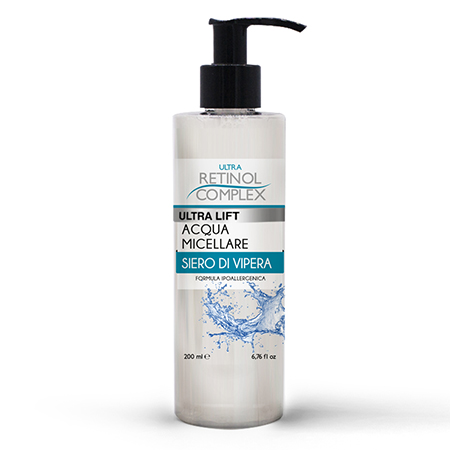 ULTRA RETINOL COMPLEX ULTRA LIFT ACQUA MICELLARE SIErO DI VIPERA  200ml