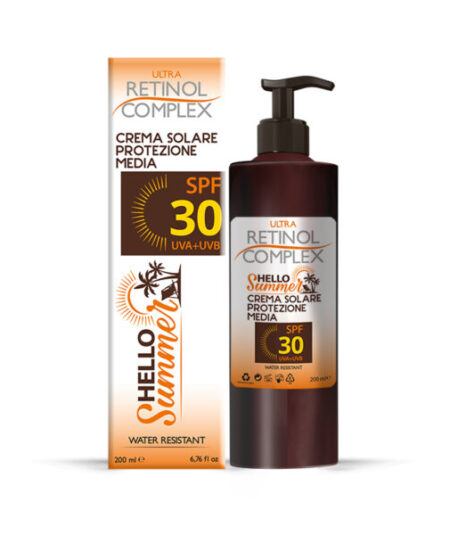 ULTRA RETINOL COMPLEX HELLO SUMMER CREMA SOLARE SPF 30 WR 200ml