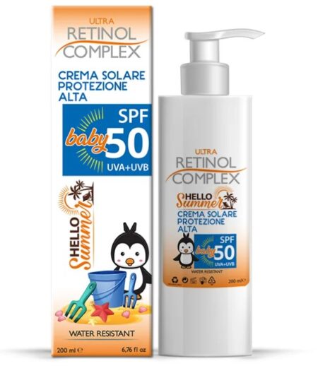ULTRA RETINOL COMPLEX HELLO SUMMER CREMA SOLARE BABY SPF 50 WR 200ml