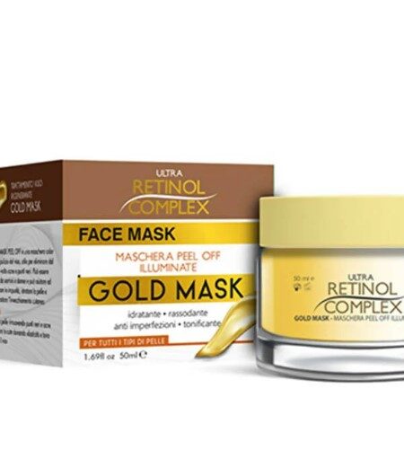 ULTRA RETINOL COMPLEX CREMA FACE MASK MASCHERA ILLUMINANTE GOLD  50ml