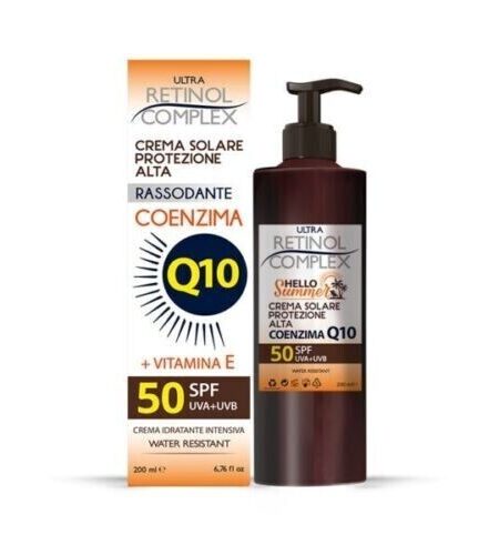 ULTRA RETINOL COMPLEX HELLO SUMMER CREMA SOLARE SPF50 Q10  150ml