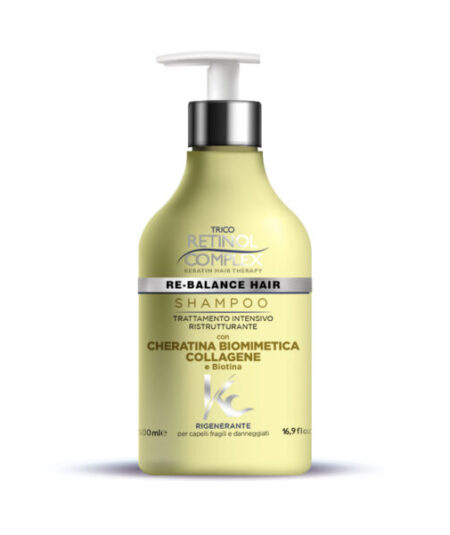TRICO RETINOL COMPLEX SHAMPOO CHERATINA BIOMIMETICA E  COLLAGENE  500 ML