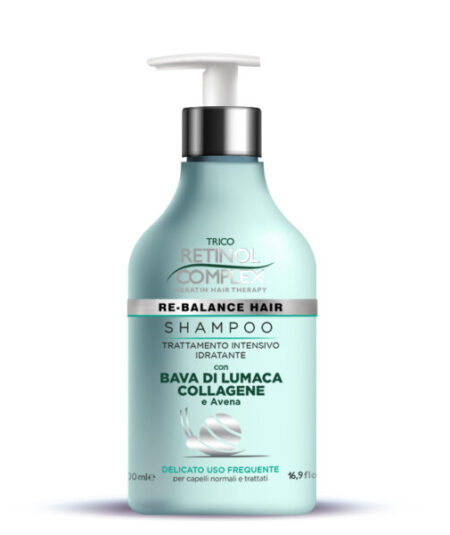 TRICO RETINOL COMPLEX SHAMPOO BAVA DI LUMACA E COLLAGENE  500 ML