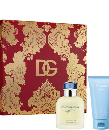D&G LIGHT BLUE POUR HOMME COFFRET EDT VAPO+B/L 75ML+50ML