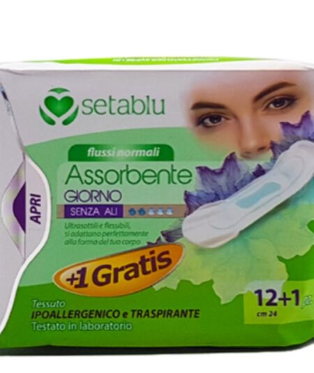SETABLU ASSORBENTI GIORNO SENZA ALI 12+1 PZ