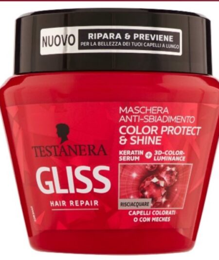 TESTA NERA GLISS MASCHERA CAPELLI SUPREME COLOR  300ml