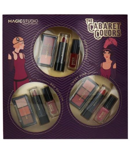 MAGIC STUDIO COFFRET THE CABARET COLORS TRIO BOX TRUCCO