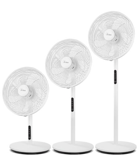 ARDES HURACAN (AR5PR4003) - VENTILATORE MULTIFUNZIONE 3 IN 1 A PIANTANA CON DOPPIA PALA, DISPLAY LED E TELECOMANDO