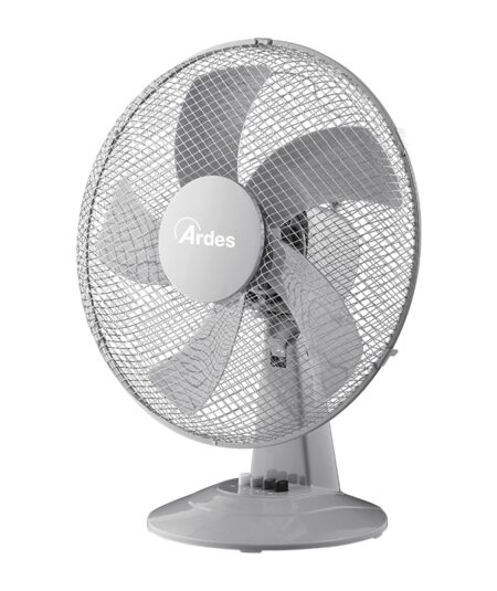 ARDES STEELO 40G (AR5ST40G ) - VENTILATORE DA TAVOLO 40CM 50 WATT 3 VELOCITA' GRIGIO