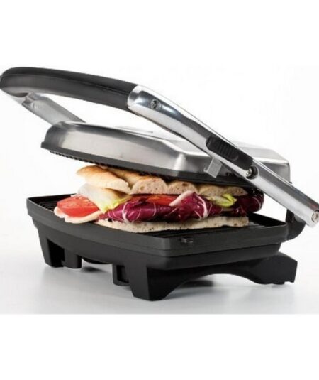 ARIETE TOAST & GRILL SLIM (1911/10) - PIASTRA ELETTRICA ANTIADERENTE - CHIUSURA SALVASPAZIO - 1000W