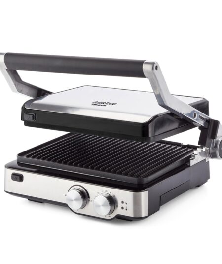 ARIETE GRILL AND TASTE (1918) - PIASTRA ELETTRICA ANTIADERENTE - 5 LIVELLI COTTURA - APERTURA 180 GRADI - 2000W