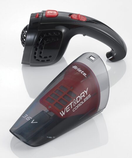 ARIETE WET & DRY CORDLESS (2474) - ASPIRABRICIOLE ELETTRICO - 400ML PER SOLIDI - 45ML PER LIQUIDI