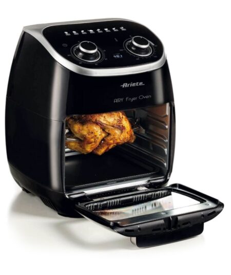 ARIETE AIRY FRYER OVEN (4619) - FRIGGITRICE AD ARIA E FORNO ELETTRICO - 11L - FUNZIONE GIRARROSTO - TIMER 60 MIN - 2000W