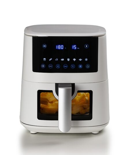 ARIETE AIRY FRYER BIANCO (4633/03) - FRIGGITRICE AD ARIA - 4L - TOUCH CONTROL - TIMER 60 MIN - 1400W