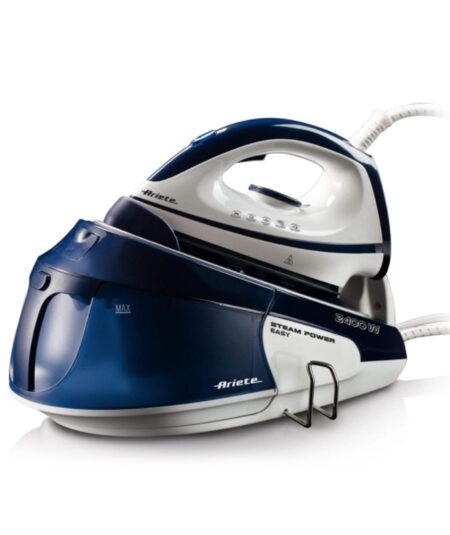 ARIETE STEAM POWER EASY (5571) - FERRO DA STIRO CON CALDAIA - PIASTRA CERAMICA - COLPO VAPORE 130 GR/MIN - 2400W