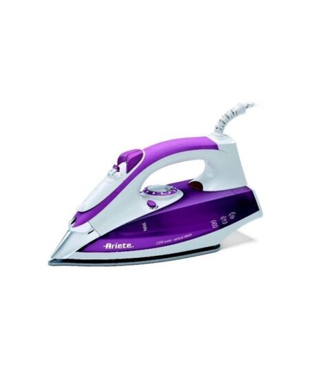 ARIETE STEAM IRON 2200 (6215/10) - FERRO DA STIRO - PUNTA SLIM - PIASTRA ACCIAIO INOX - COLPO VAPORE - SELF CLEANING - 2200W