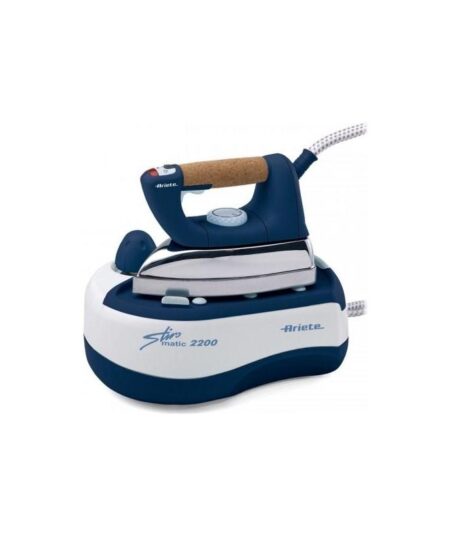 ARIETE STIROMATIC 2200 (6257/01) - FERRO DA STIRO CON CALDAIA - PIASTRA ALLUMINIO - COLPO VAPORE 80 GR/MIN - 2000W
