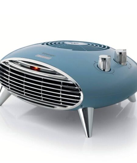 ARIETE VINTAGE CELESTE (8211/05) - TERMOVENTILATORE DA TAVOLO 2000W - CALDO/FREDDO