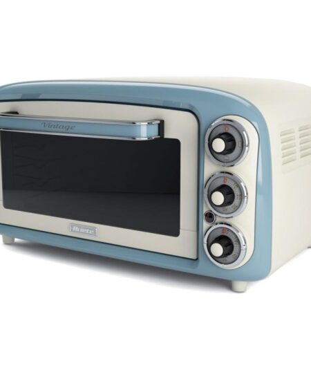 ARIETE FORNO VINTAGE CELESTE (0979/05) - 18L - 3 POSIZIONI COTTURA - TIMER 60 MIN - 1380W