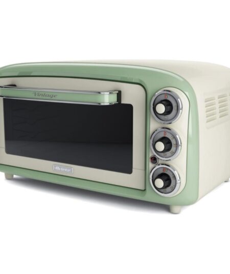 ARIETE FORNO VINTAGE VERDE (0979/04) - 18L - 3 POSIZIONI COTTURA - TIMER 60 MIN - 1380W