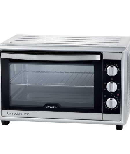 ARIETE BON CUISINE 450 (0986) - FORNO ELETTRICO VENTILATO - 45L - GIRARROSTO - 6 POSIZIONI COTTURA - TIMER 60 MIN - 1800W