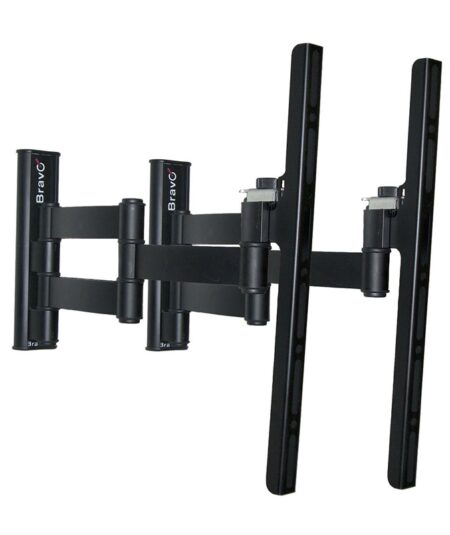 BRAVO LCD 4 - STAFFA A MURO A 3 SNODI PER TV 32"/55" - MAX 25 KG - VESA 600X400
