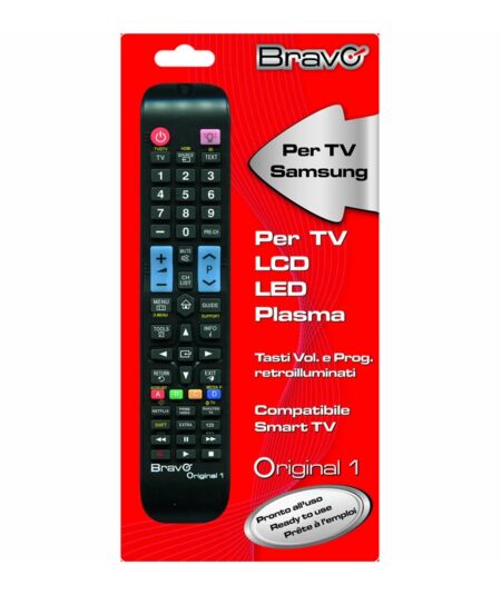 BRAVO ORIGINAL 1 (90202047) - TELECOMANDO COMPATIBILE FEDELMENTE RIPRODOTTO PER TV SAMSUNG