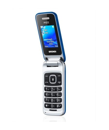 BRONDI FOX (BLU) - TELEFONO CELLULARE PER ANZIANI - TORCIA