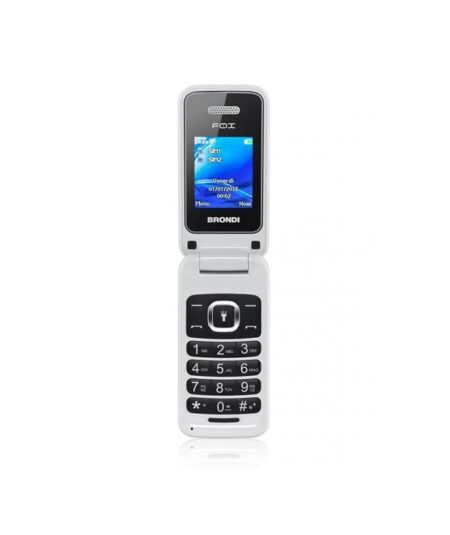 BRONDI FOX (BIANCO) - TELEFONO CELLULARE PER ANZIANI - TORCIA