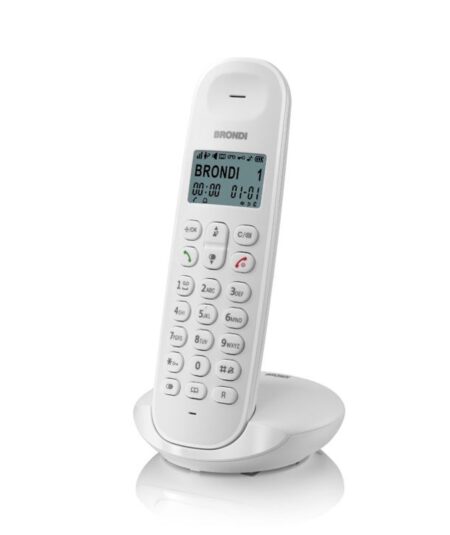 BRONDI LOTUS (BIANCO) - TELEFONO CORDLESS SINGOLO
