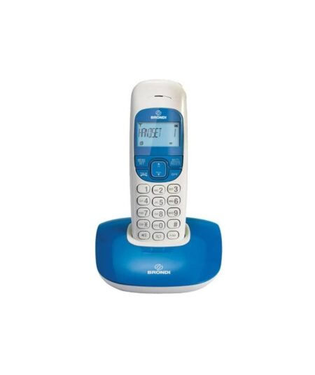 BRONDI NICE (BIANCO/BLU) - TELEFONO CORDLESS SINGOLO - VIVAVOCE