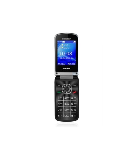 BRONDI PRESIDENT (NERO) - TELEFONO CELLULARE PER ANZIANI - FOTOCAMERA