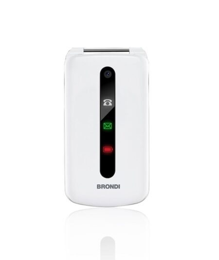 BRONDI PRESIDENT (BIANCO) - TELEFONO CELLULARE PER ANZIANI - FOTOCAMERA