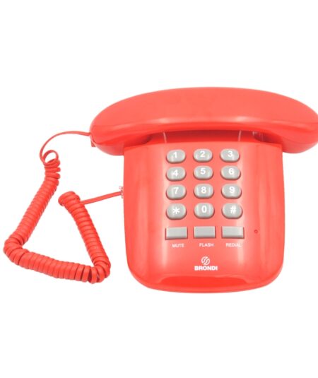 BRONDI SOLE (ROSSO) - TELEFONO CORDED - DESIGN RETRO