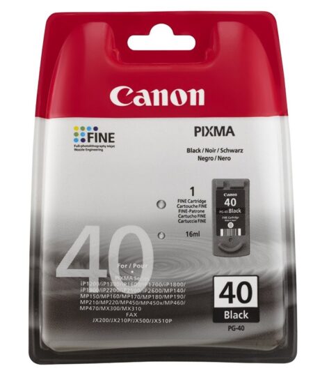 CANON PG-40 BLACK (0615B001) - CARTUCCIA ORIGINALE