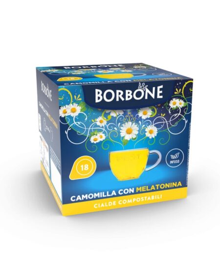 CAFFE' BORBONE CAMOMILLA E MELATONINA - CIALDE ESE 44MM - BOX 18PZ