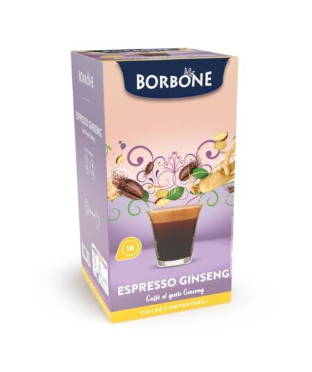 CIALDE ESE 44MM CAFFE' BORBONE GINSENG - BOX 18PZ