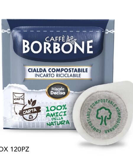 CIALDE ESE 44MM CAFFE' BORBONE MISCELA DECISA (NERA) - BOX 120PZ