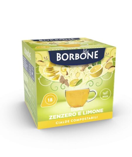 CAFFE' BORBONE TISANA ZENZERO E LIMONE - CIALDE ESE 44MM - BOX 18PZ