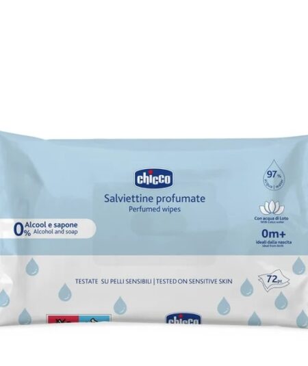 CHICCO SALVIETTINE PROFUMATE SENZA PLAQUETTE 72 PZ