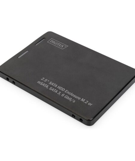 BOX ESTERNO DIGITUS DA-71118 - M.2 O mSATA SATA 3 6 Gbit/s, FINO A 520 MB/s