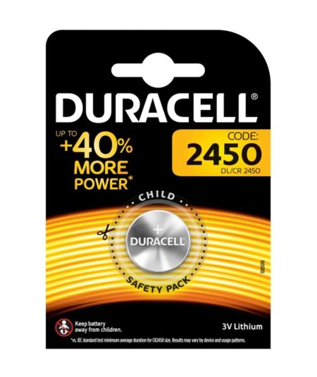 DURACELL CR2450 BLISTER 1 BATTERIA