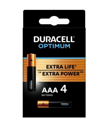 DURACELL OPTIMUM BLISTER 4 MINISTILO AAA (LR3/MX2400)