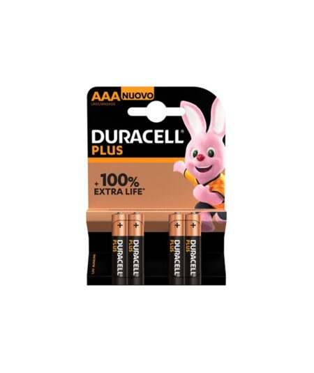 DURACELL PLUS BLISTER 4 MINISTILO LR03MN2400 - master carton da 10 blister