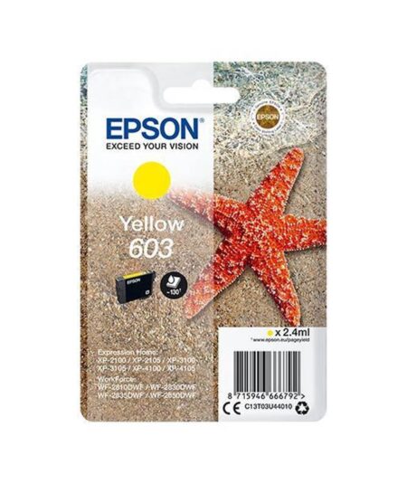 EPSON 603 YELLOW (C13T03U44010) - CARTUCCIA ORIGINALE